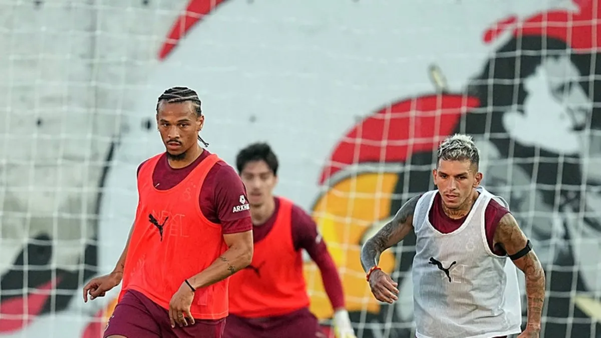 Galatasarayda Bomba Transfer Leroy Sane Ilk Idmanina Cikti Optimize Edilmis