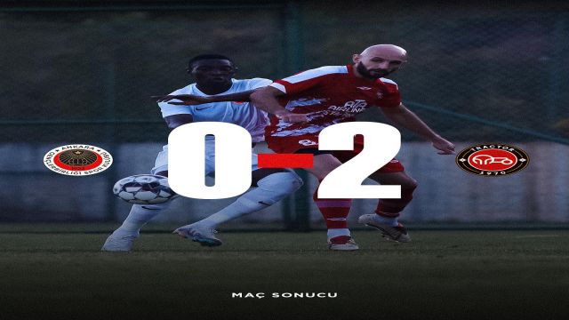 Gençlerbirliği, Tractor FC Hazırlık Maçını 2-0 Kaybetti