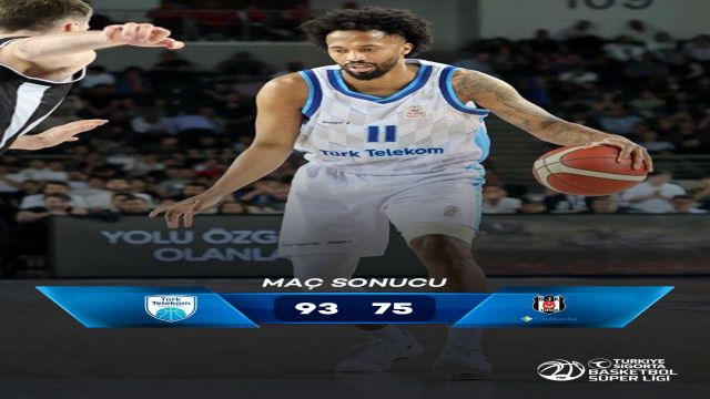 <p><strong>Türk Telekom, Beşiktaş'ın 14 Maçlık Galibiyet Serisini Sona Erdirdi: 93-75'lik Skorla Play-in Garantisi!</strong> </p> 2 Türk Telekom - Beşiktaş mücadelesinden kare