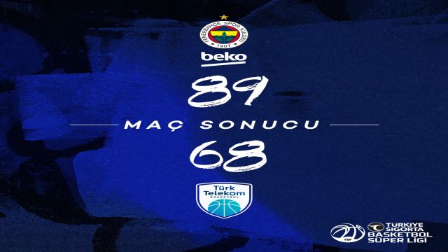 Fenerbahçe Türk Telekom’u Yenilgiye Uğrattı: Şampiyonluk Yolunda Kritik Galibiyet!